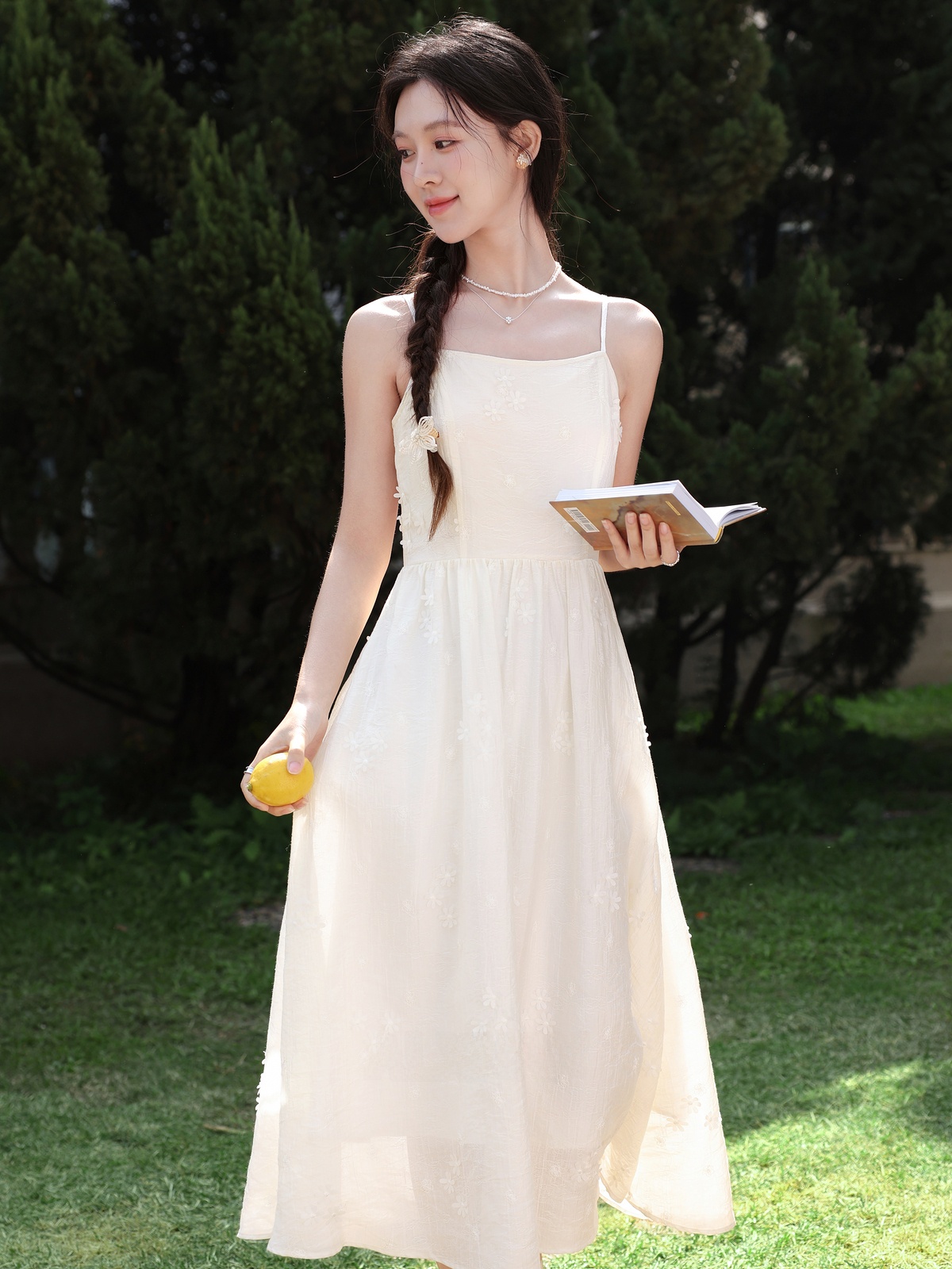 Off White Belt - Elegant Off-Shoulder White Rice Color Belted