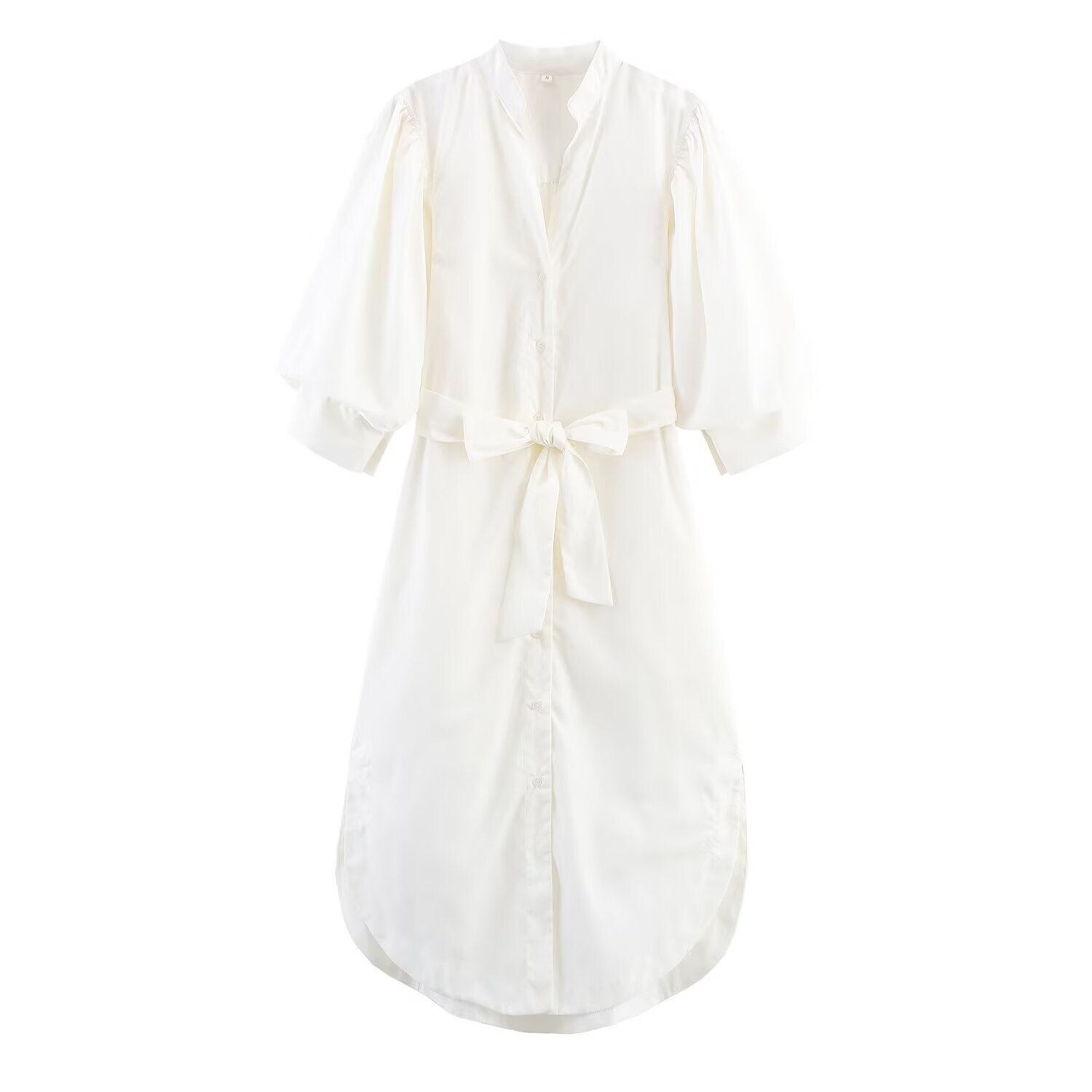 Off White Belt - Maxdutti Nordic Minimalist Off-white Cotton Shirt