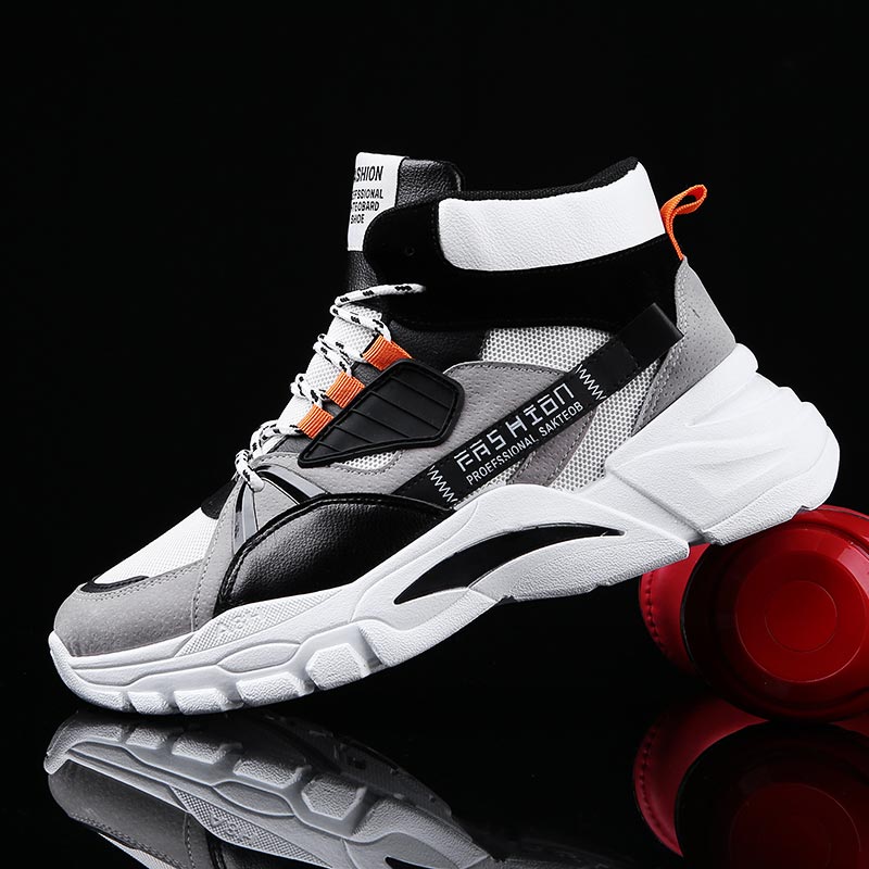 Streetwear High End Brand - Hightop Summer Men's Sport Shoes Man