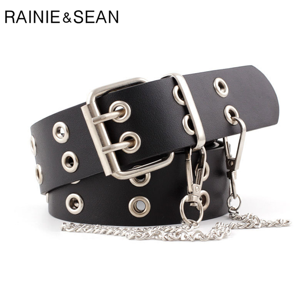 New Design Punk Rock Leather B - Streetwear Brand Belts 评论和价格