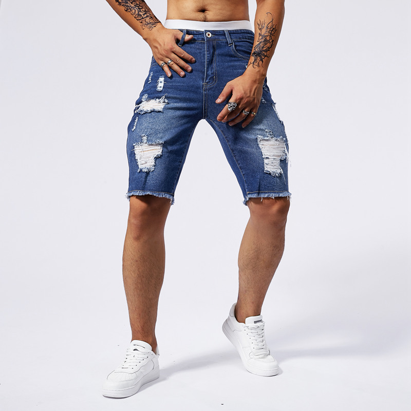 2025 Summer New Men's Ripped D - Streetwear Brand 评论和价格