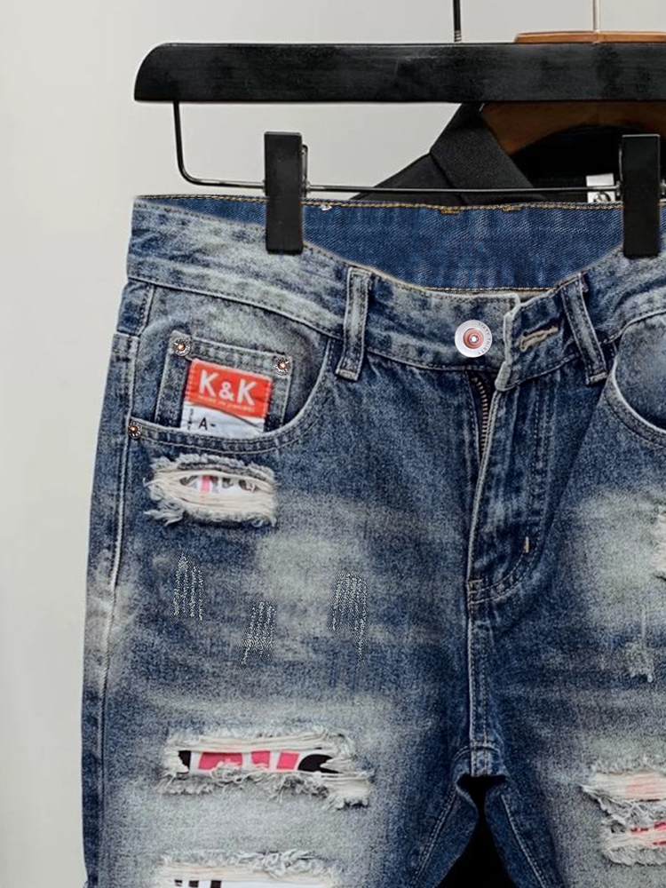 2026 Summer Ripped Straight Me - Streetwear Brand Clothing 评论和价格