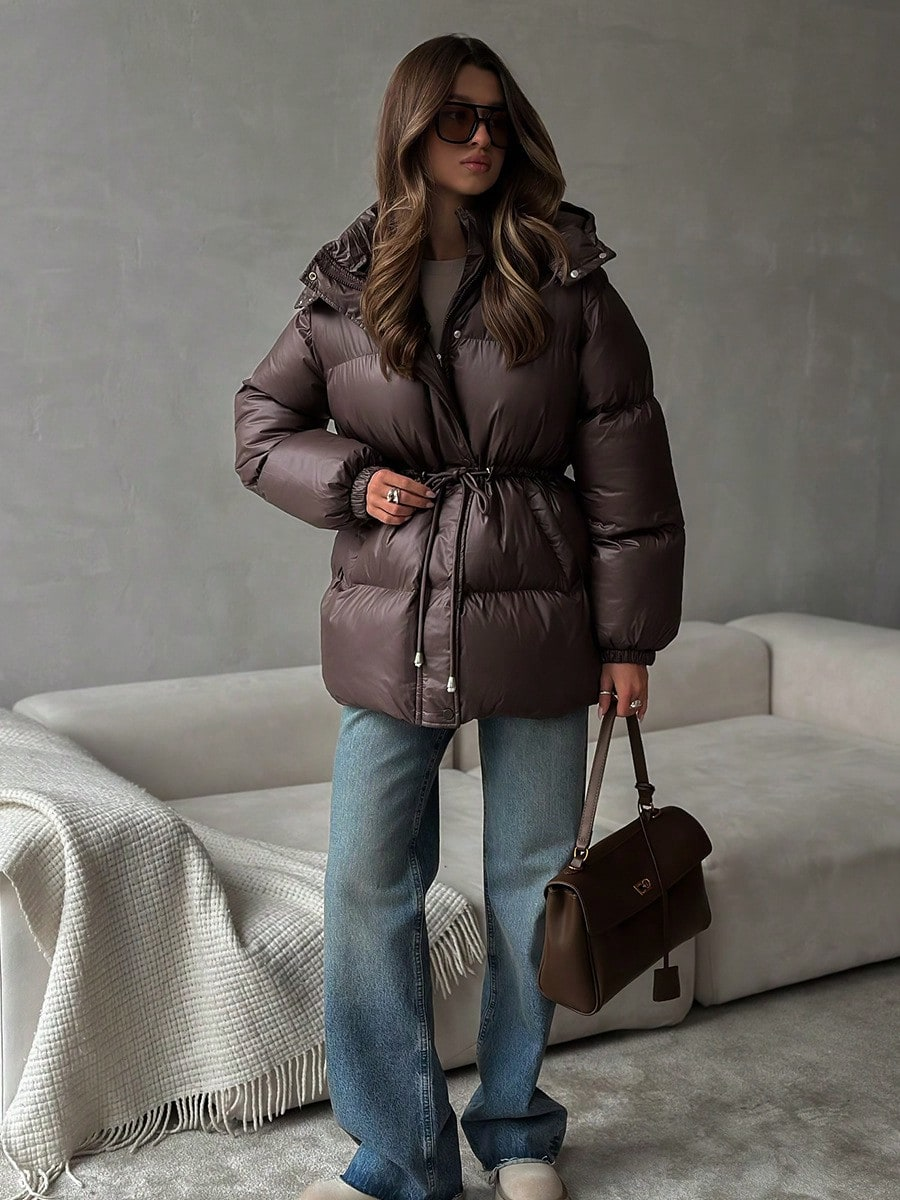Women's Winter down jacket pad - Women Streetwear Brand 评论和价格