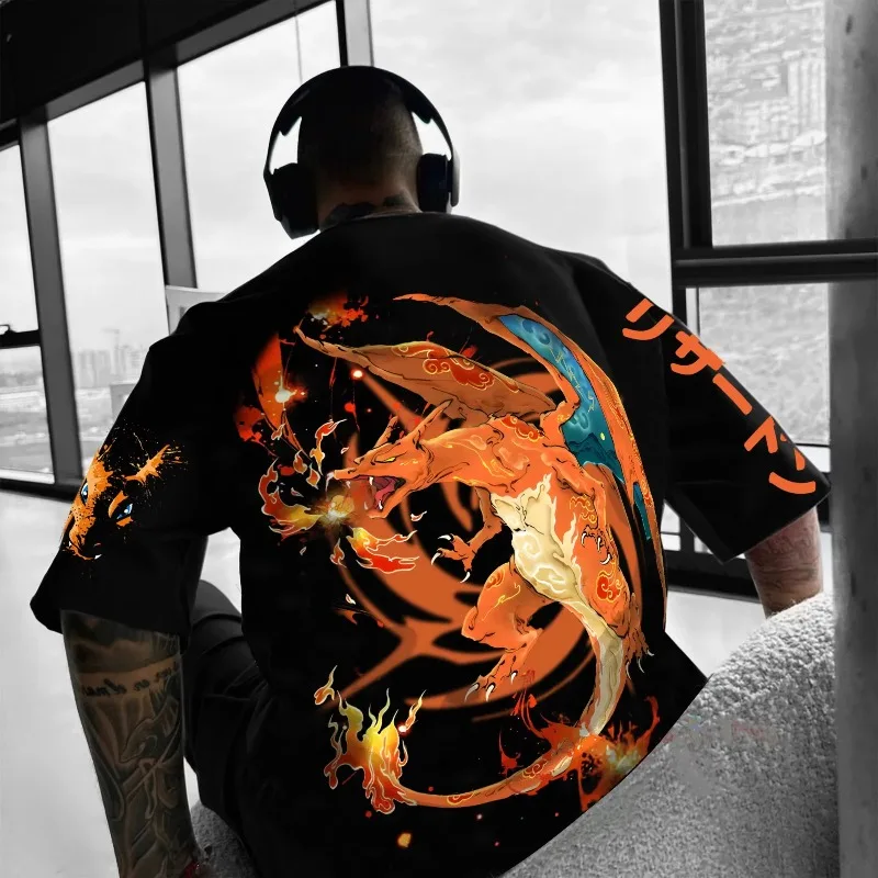 Pokémon Co-branded Print T-shi - Streetwear Brand Clothing 评论和价格