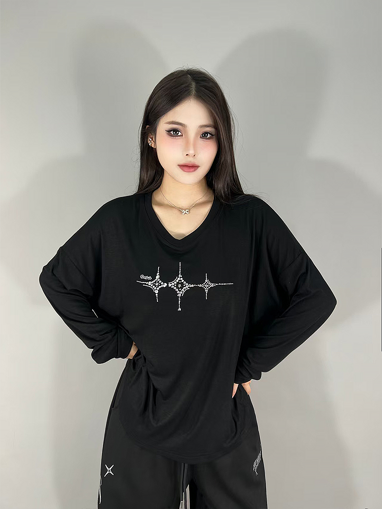 Loose Long Sleeve Jazz Dance S - Streetwear Brands Logo 评论和价格