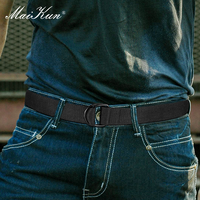 Maikun 2PCS Men Belt Double Ri - Off White Belt 评论和价格