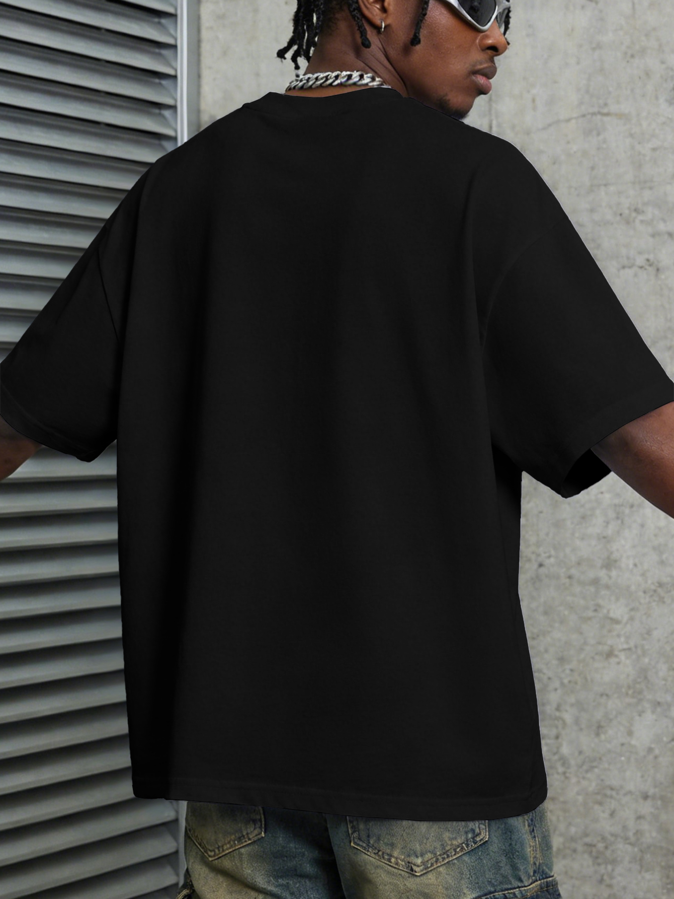 Men's Oversized Streetwear Tee - Streetwear Brand Slogans 评论和价格