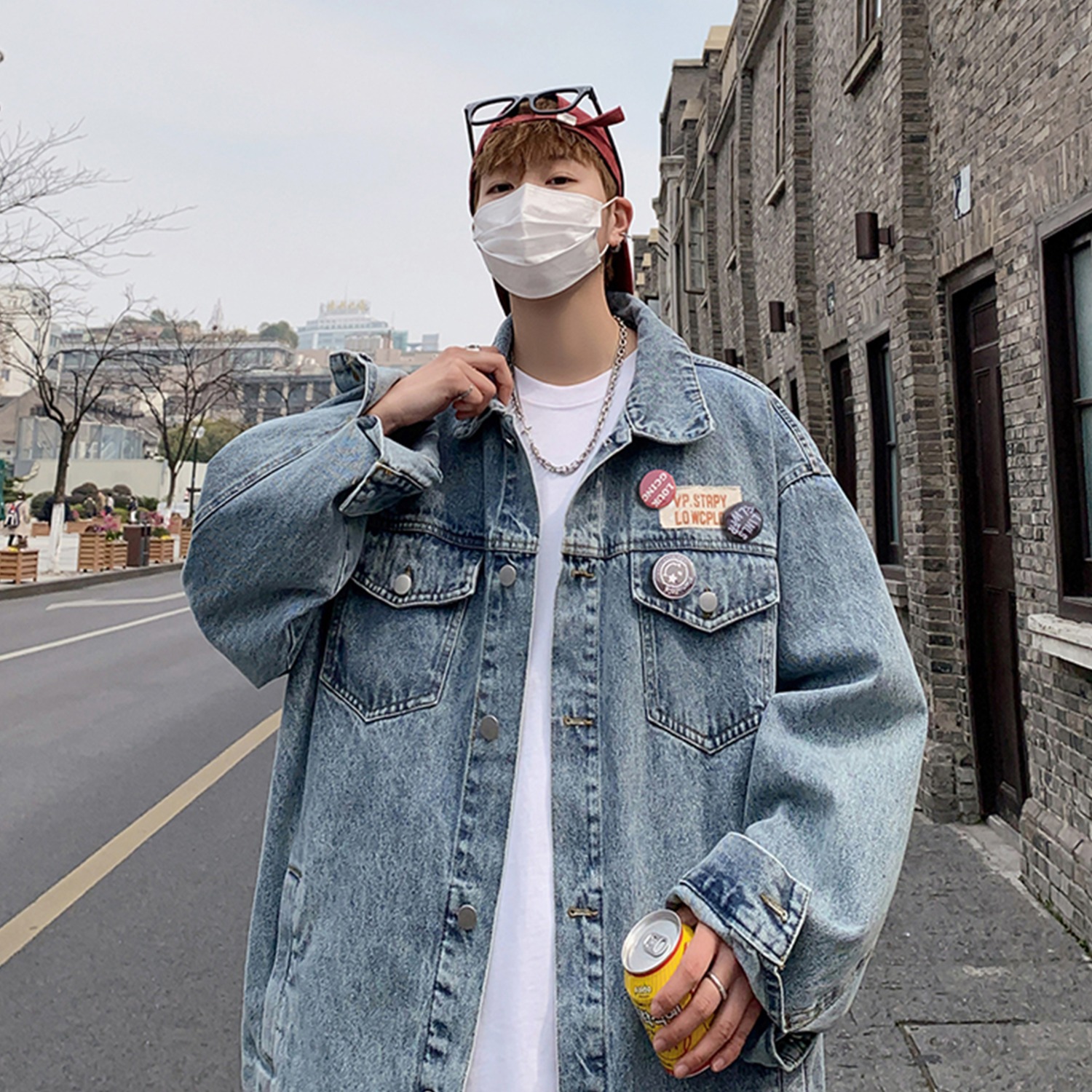 American style cool jacket den - Streetwear High End Brand 评论和价格