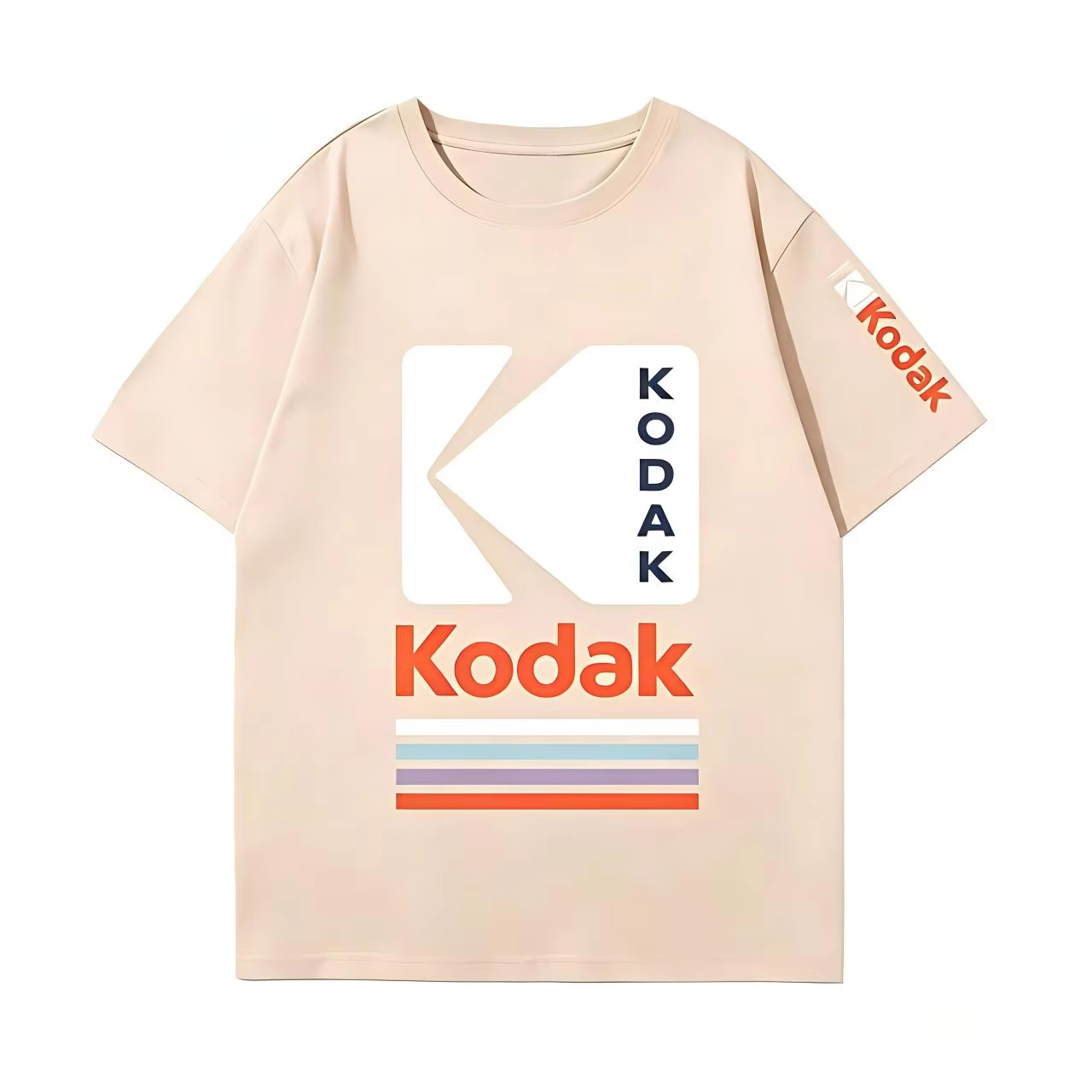 Kodak Retro Logo Graphic T-Shi - Streetwear Brands Logo 评论和价格