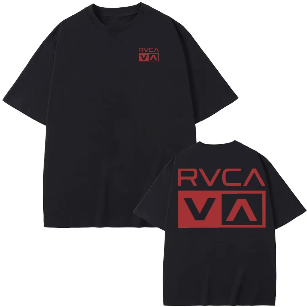 RVCA T Shirt Black Tee Summer  - Women Streetwear Brand 评论和价格